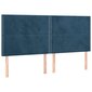 Atsperu gulta ar matraci vidaXL, 200x200 cm, tumši zils цена и информация | Gultas | 220.lv