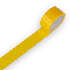 Цветная клейкая лента 50 мм x 66 м, желтый цвет, 6 шт. цена и информация | Канцелярия | 220.lv