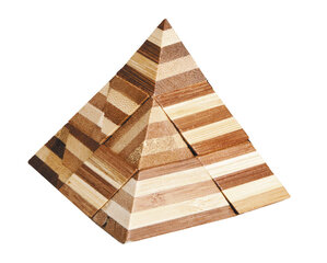3D puzle Fridolin bamboo Piramīda cena un informācija | Puzles, 3D puzles | 220.lv