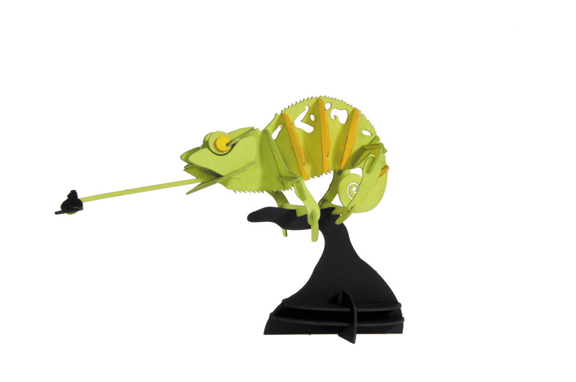 3D modelis Fridolin Hameleons cena un informācija | Puzles, 3D puzles | 220.lv