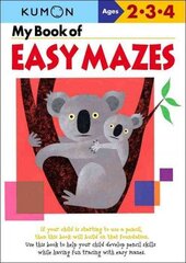 My Book Of Easy Mazes: Ages 2-3-4 illustrated edition cena un informācija | Grāmatas mazuļiem | 220.lv