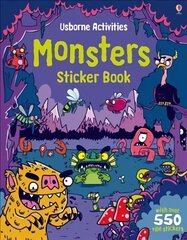 Monsters Sticker Book цена и информация | Книги для малышей | 220.lv