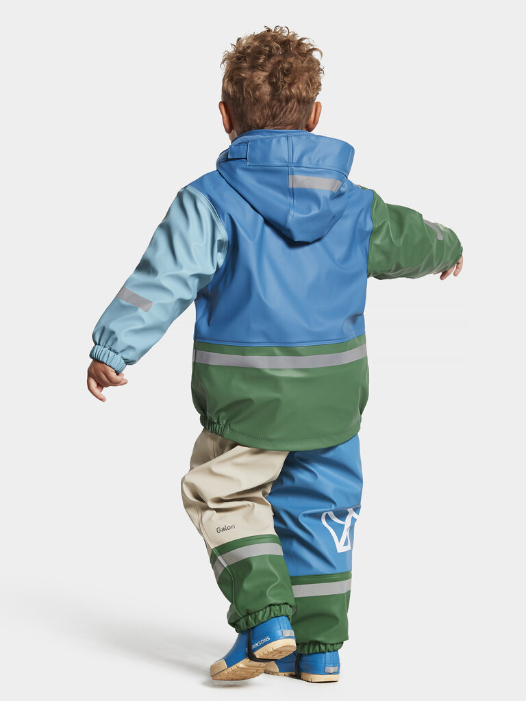 Didriksons bērnu silts komplekts BOARDMAN, zils raibs цена и информация | Lietus apģērbs bērniem | 220.lv