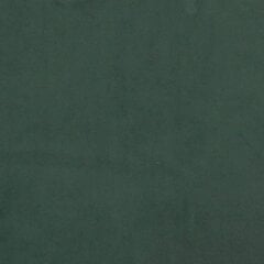 Galvgalis ar malām, tumši zaļš, 93x23x118/128cm,samta цена и информация | Кровати | 220.lv