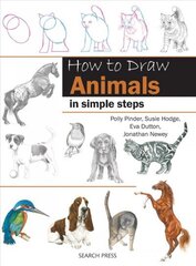 How to Draw: Animals: In Simple Steps cena un informācija | Grāmatas pusaudžiem un jauniešiem | 220.lv