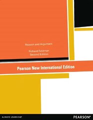 Reason and Argument: Pearson New International Edition 2nd edition cena un informācija | Vēstures grāmatas | 220.lv