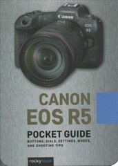 Canon EOS R5: Pocket Guide: Buttons, Dials, Settings, Modes, and Shooting Tips cena un informācija | Grāmatas par fotografēšanu | 220.lv