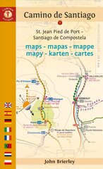 Camino de Santiago Maps (Camino Frances): St. Jean Pied de Port - Santiago de Compostela 13th edition цена и информация | Путеводители, путешествия | 220.lv