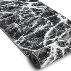 Paklājs - celiņš BCF MORAD Marmur Marmors antracīts / melns 100 cm cena un informācija | Paklāji | 220.lv