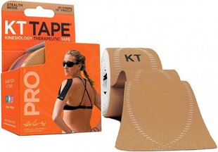 Кинезиологический тейп KT TAPE PRO®, отрезной, телесного цвета, синтетический цена и информация | Ортезы и бандажи | 220.lv