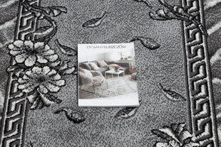 Paklājs - celiņš BCF MORAD Trio Lapas, Ziedi pelēks 100 cm цена и информация | Ковры | 220.lv