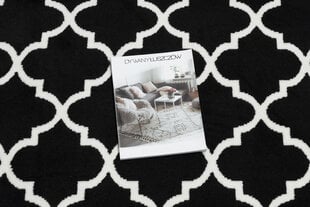 Rugsx ковровая дорожка Bcf Morad Trelis, серая / белая, 100 см цена и информация | Ковры | 220.lv