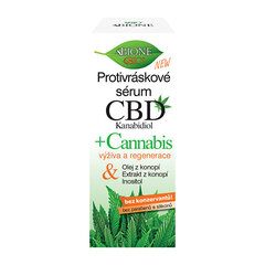 Barojošs pretgrumbu serums CBD Cannabidiol 40 ml cena un informācija | Serumi sejai, eļļas | 220.lv