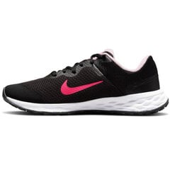 Skriešanas apavi bērniem Nike Revolution 6 Jr, melni цена и информация | Детская спортивная обувь | 220.lv