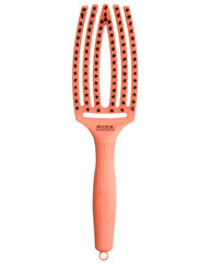 Matu suka Olivia Garden Fingerbrush Combo Medium Coral cena un informācija | Matu sukas, ķemmes, šķēres | 220.lv