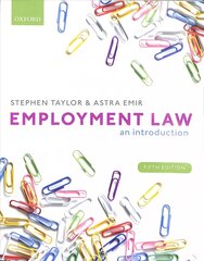 Employment Law: An Introduction 5th Revised edition цена и информация | Книги по экономике | 220.lv