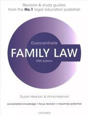 Family Law Concentrate: Law Revision and Study Guide 5th Revised edition цена и информация | Книги по экономике | 220.lv