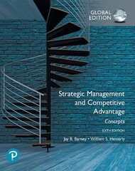 Strategic Management and Competitive Advantage: Concepts Global Edition 6th edition цена и информация | Книги по экономике | 220.lv