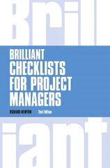 Brilliant Checklists for Project Managers 2nd edition cena un informācija | Ekonomikas grāmatas | 220.lv