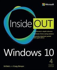 Windows 10 Inside Out 4th edition cena un informācija | Ekonomikas grāmatas | 220.lv