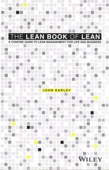 Lean Book of Lean - A Concise Guide to Lean Management for Life and Business: A Concise Guide to Lean Management for Life and Business цена и информация | Книги по экономике | 220.lv