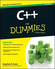 Cplusplus For Dummies, 7e 7th Edition cena un informācija | Ekonomikas grāmatas | 220.lv