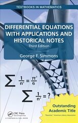 Differential Equations with Applications and Historical Notes 3rd edition cena un informācija | Ekonomikas grāmatas | 220.lv