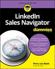 LinkedIn Sales Navigator For Dummies cena un informācija | Ekonomikas grāmatas | 220.lv