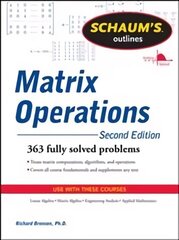 Schaum's Outline of Matrix Operations 2nd ed. cena un informācija | Ekonomikas grāmatas | 220.lv