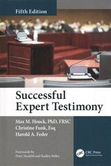 Successful Expert Testimony 5th edition cena un informācija | Ekonomikas grāmatas | 220.lv