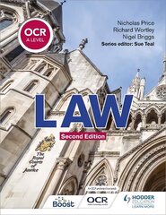 OCR A Level Law Second Edition цена и информация | Книги по экономике | 220.lv