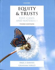 Equity & Trusts: Text, Cases, and Materials 3rd Revised edition цена и информация | Книги по экономике | 220.lv