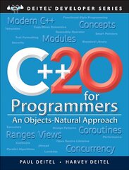 Cplusplus20 for Programmers: An Objects-Natural Approach 3rd edition cena un informācija | Ekonomikas grāmatas | 220.lv