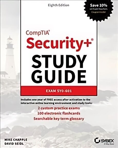 CompTIA Securityplus Study Guide: Exam SY0-601 8th Edition cena un informācija | Ekonomikas grāmatas | 220.lv