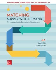 ISE Matching Supply with Demand: An Introduction to Operations Management 4th edition цена и информация | Книги по экономике | 220.lv