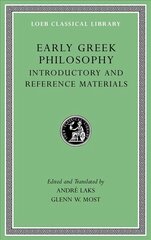 Early Greek Philosophy: Introductory and Reference Materials, Volume I cena un informācija | Vēstures grāmatas | 220.lv