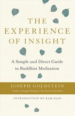 Experience of Insight: A Simple and Direct Guide to Buddhist Meditation цена и информация | Исторические книги | 220.lv