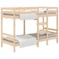 Divstāvīga gulta, 90x190cm, priedes masīvkoks cena un informācija | Bērnu gultas | 220.lv