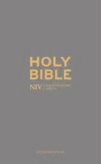 NIV Pocket Charcoal Soft-tone Bible with Zip cena un informācija | Garīgā literatūra | 220.lv