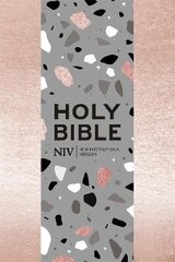 NIV Pocket Rose Gold Terrazzo Soft-tone Bible with Zip cena un informācija | Garīgā literatūra | 220.lv