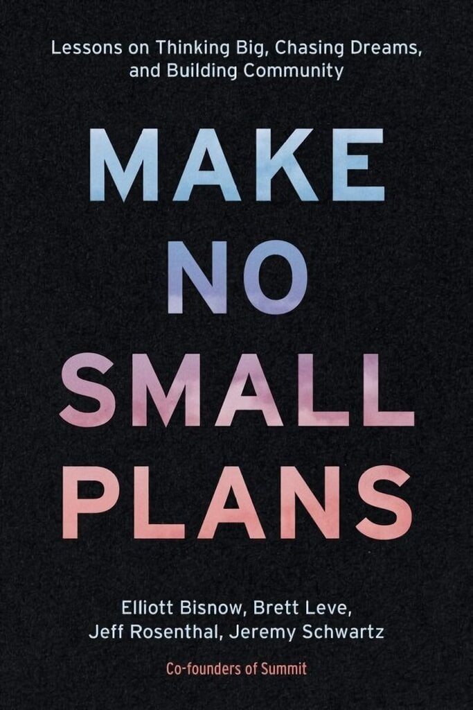 Make No Small Plans: Lessons on Thinking Big, Chasing Dreams, and Building Community cena un informācija | Pašpalīdzības grāmatas | 220.lv