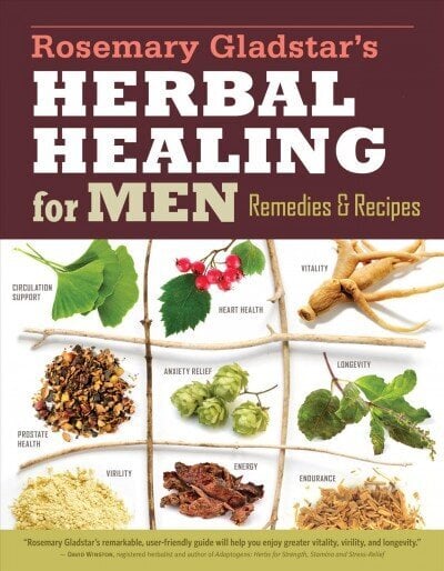 Rosemary Gladstar's Herbal Healing for Men: How to Make and Use Herbal Remedies for Energy, Potency, and Strength. a Storey Basics(r) Title 2nd Revised ed. цена и информация | Pašpalīdzības grāmatas | 220.lv