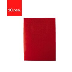 Kartona maciņš dokumentiem SMLT, sarkans iepakojums 10 gab. cena un informācija | Kancelejas preces | 220.lv