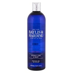 Baylis & Harding Citrus Lime & Mint Sport dušas želeja vīriešiem 500 ml cena un informācija | Dušas želejas, eļļas | 220.lv