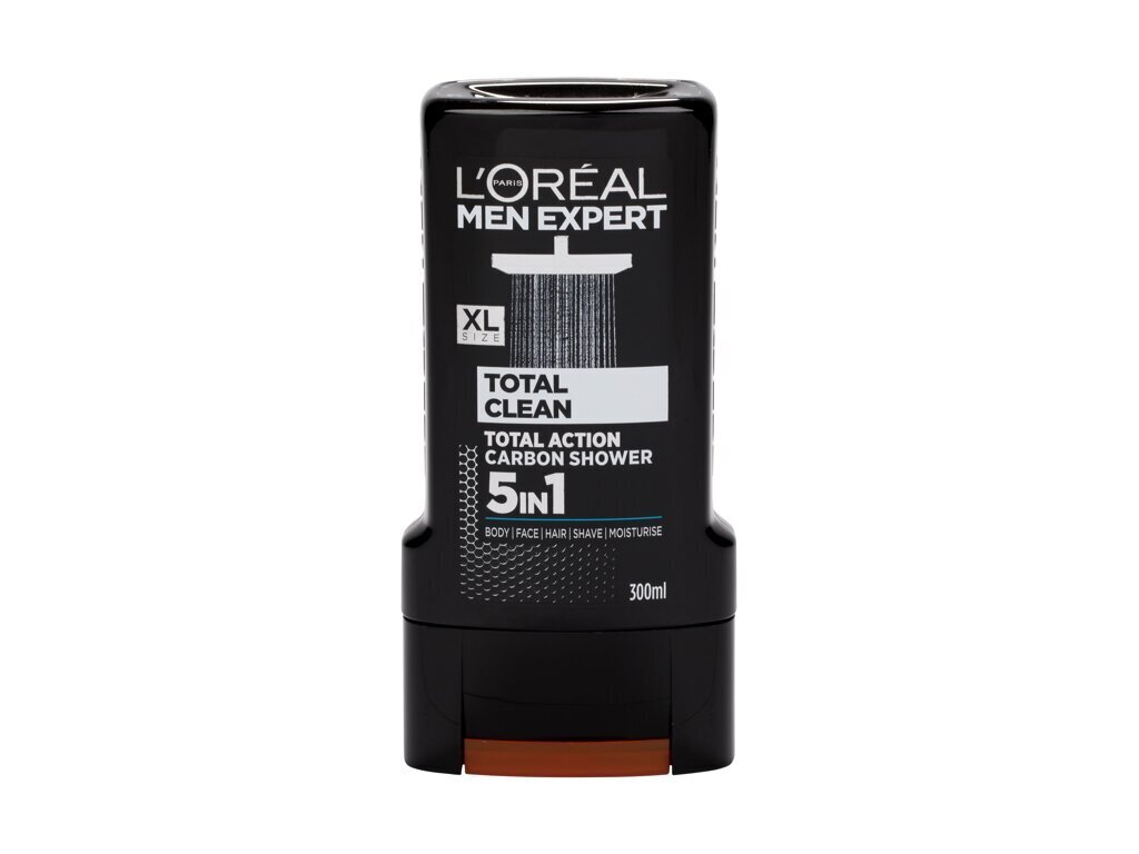 L´Oréal Paris Men Expert Total Clean dušas želeja vīriešiem 300 ml цена и информация | Dušas želejas, eļļas | 220.lv