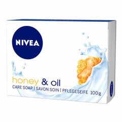 Krēmziepes Nivea Honey & Oil (Cream Soap) 100 ml cena un informācija | Ziepes | 220.lv