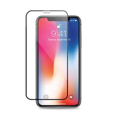 Crong 7D nano elastīgs stikls - pilna pārklājuma hibrīda ekrāna aizsargs 9H iPhone Xs / X цена и информация | Защитные пленки для телефонов | 220.lv