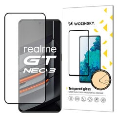 Aizsargstikls Wozinsky Super Tough Full Glue priekš Realme GT Neo 3 cena un informācija | Ekrāna aizsargstikli | 220.lv