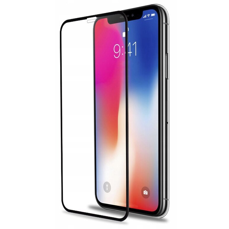 Rūdīts stikls, priekš iPhone 12 Mini, 10D, melns cena un informācija | Ekrāna aizsargstikli | 220.lv