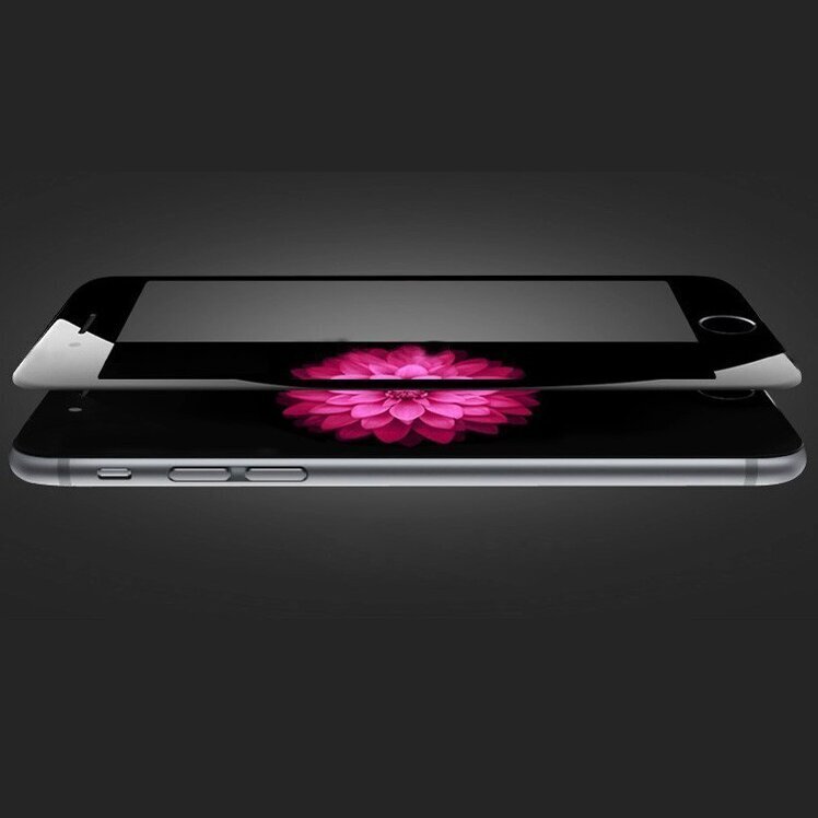 Rūdīts stikls, priekš iPhone 7 8 SE, 10D, melns cena un informācija | Ekrāna aizsargstikli | 220.lv